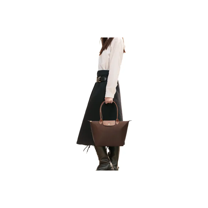 LONGCHAMP Le Pliage Recycled Canvas Dumpling Bag, Canvas Bag, Handbag Tubas Women's Tan-7