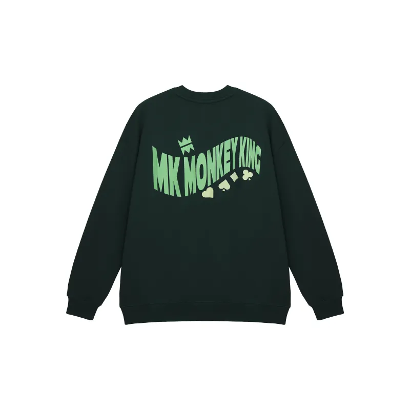 MK MONKEY KING Sweatshirt Unisex Turquoise-1