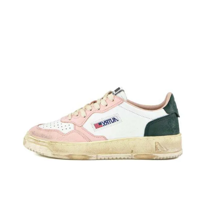 AUTRY Abrasion Resistant Low Top Skateboard Shoes Men's Pink-0