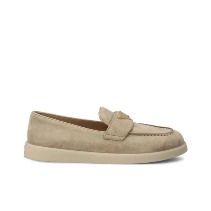 PRADA Casual Single Shoes Women's Brown-1
