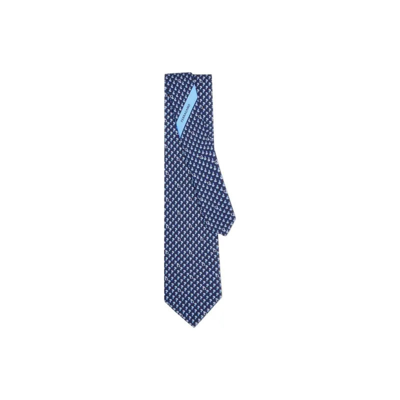 Ferragamo Parrot Printed Tie-1