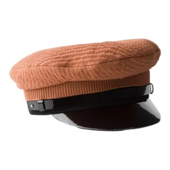 PRADA Logo-plaque Knitted Beret