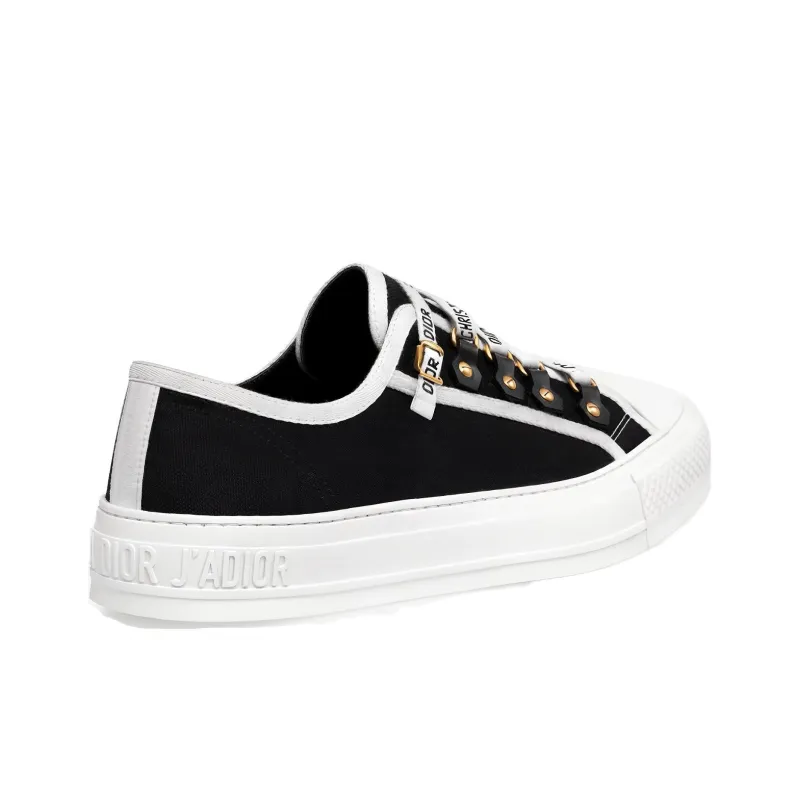 DIOR Walk'N'DIOR Low Top Black Canvas Women's-3