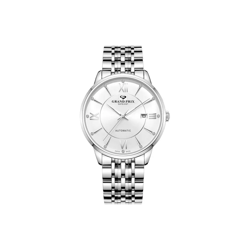 GRAND PRIX Automatic Mechanical Movement Unisex Watch Blue Dial-7