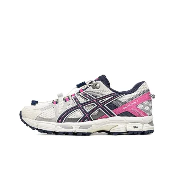 Asics Gel Kahana 8 FL Low Top Casual Trail Running City Commute Running Shoes Women's White Pink