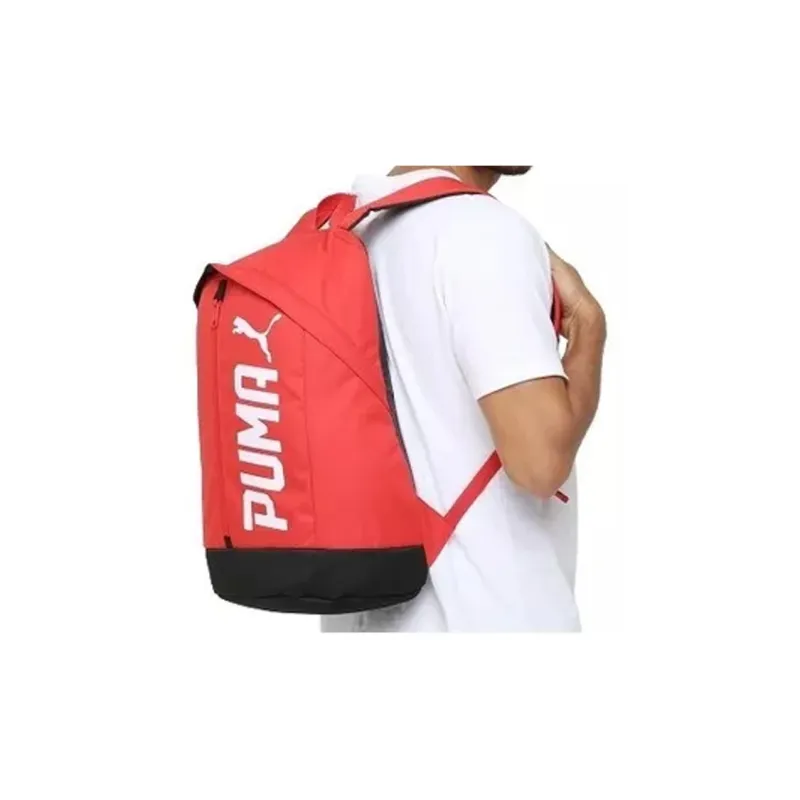 PUMA Fabric Backpack Regular Unisex Red-4