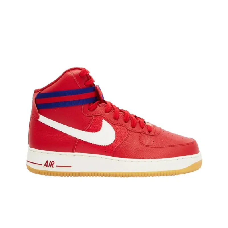 Nike Air Force 1 High '07 Gym Red Deep Royal Blue Gum-1