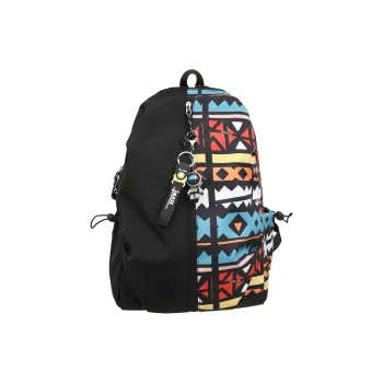 Parker Bear Nylon Backpack Regular Unisex Red/White/Green/Blue