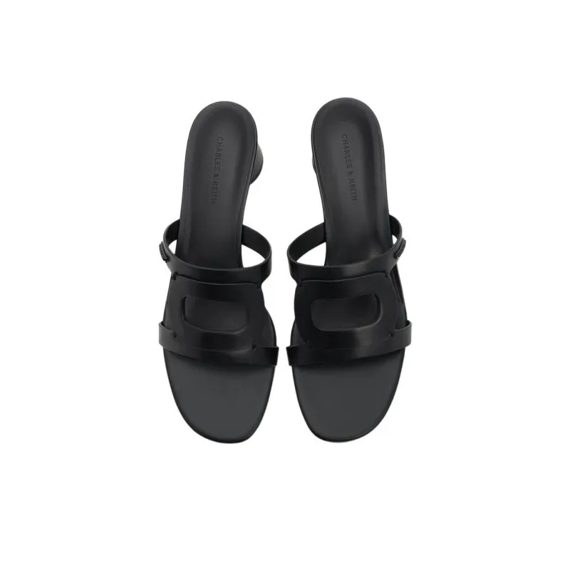 CHARLES&KEITH Composite Sole Slide Slippers 4.3cm Women's-13
