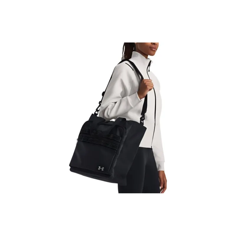 Under Armour Polyester Tote Bag Shopping Bag Crossbody One Shoulder Handbags Regular Unisex Black-3