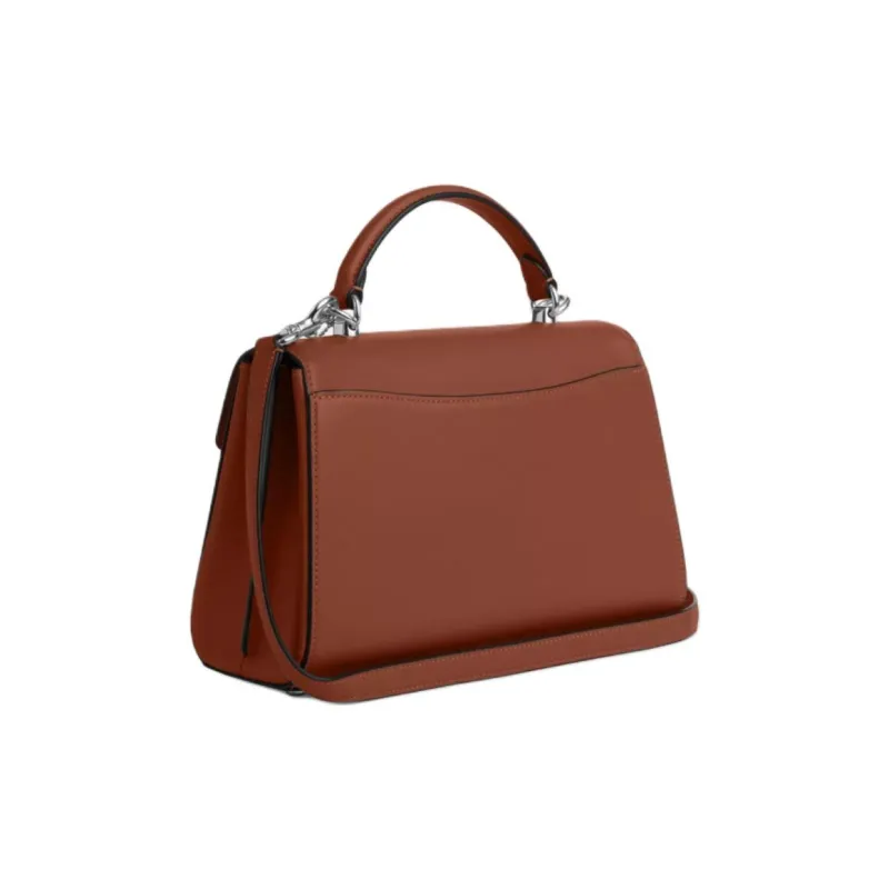 COACH Eliza Delicate Calfskin Shoulder Bag Crossbody Bag Handbag Women's Redwood Color-1