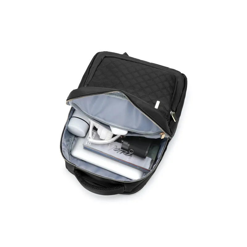 JEANSWEST Fabric Laptop Backpack Regular Unisex Multicolor-4