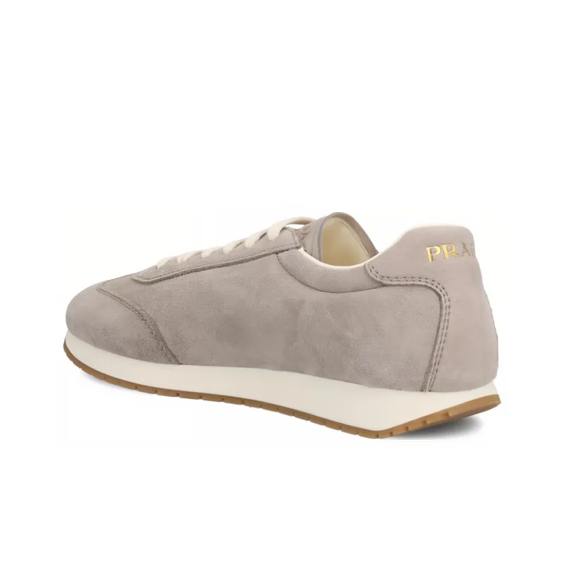 PRADA Low Top Casual Shoes Men's Gray-3