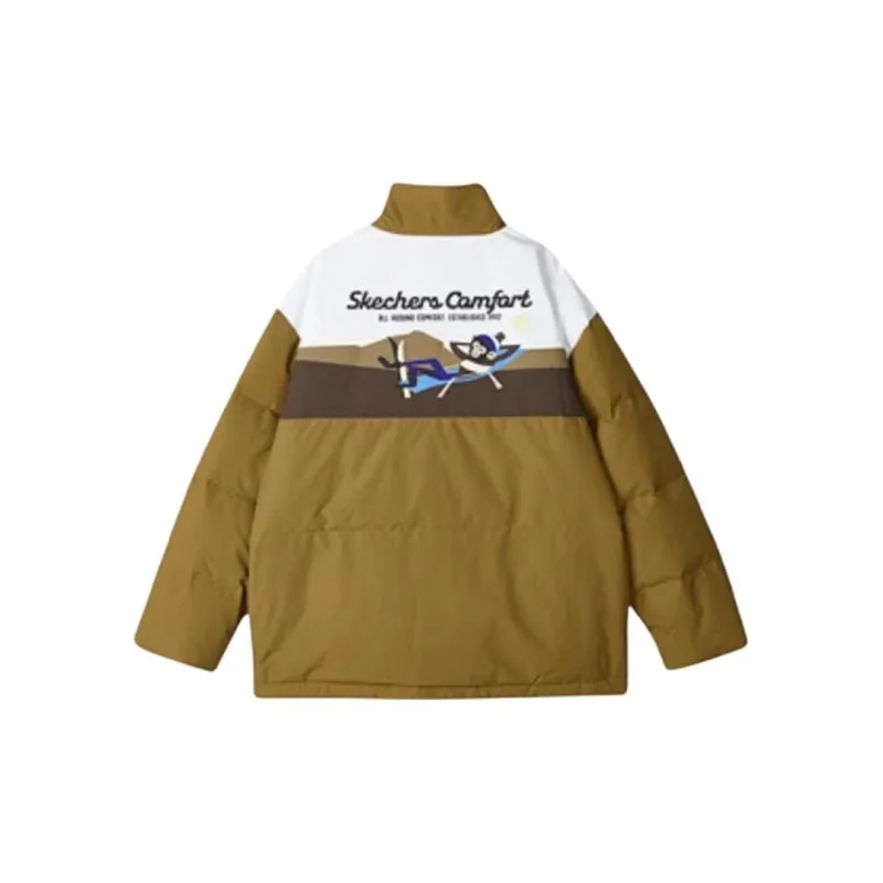 Skechers Sports Life Collection Down Jackets Men Light Brown/01N2-1