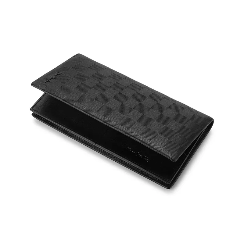 PIERRE CARDIN Top Grain Cow Leather Men's Elegance Coin Purse Regular Men's Black-25