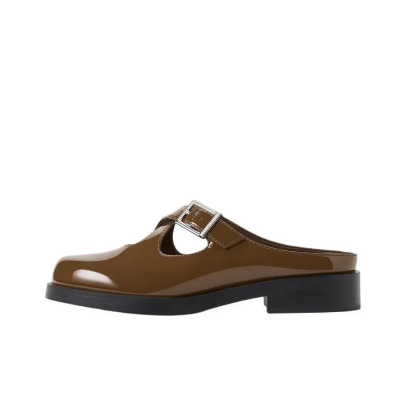 CHARLES&KEITH Composite Sole Closed Toe Slippers 3cm Women's-10