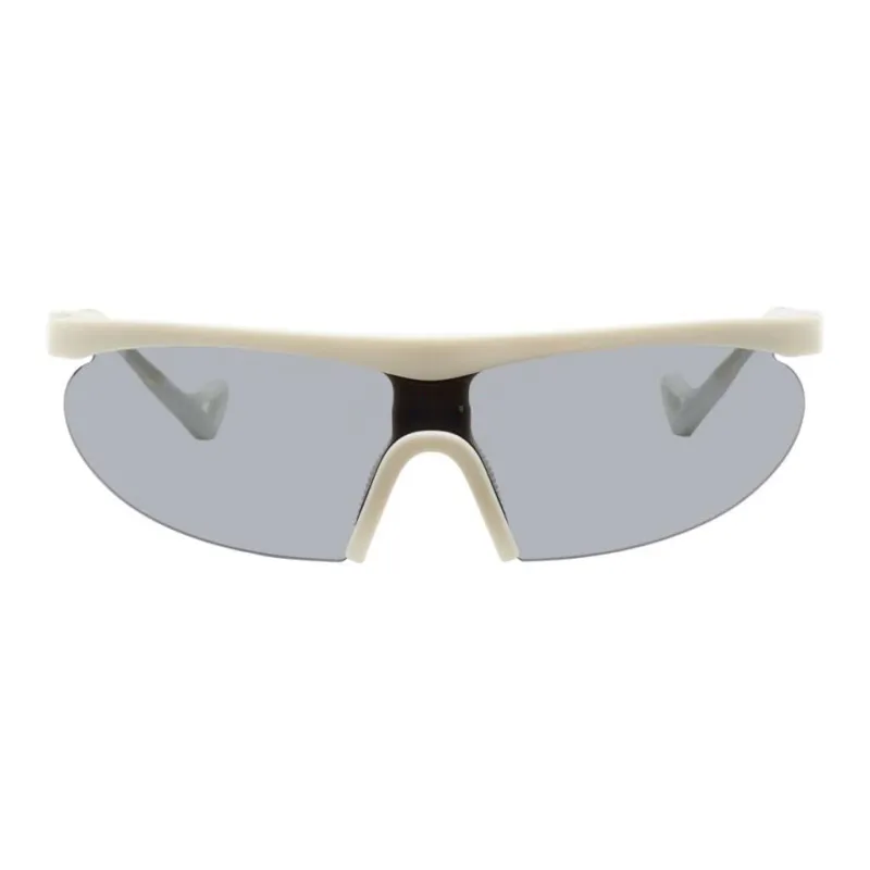 District Vision Acetate Irregular Shape Sunglasses Women's White-0