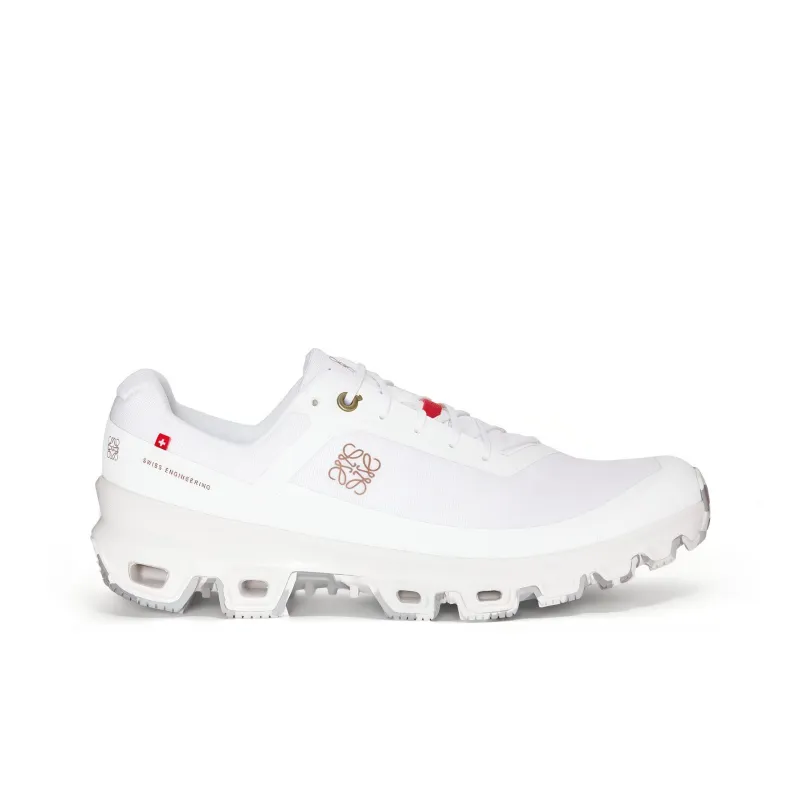 On x LOEWE Cloudventure Low Top Sports Casual Shoes Men's White-1