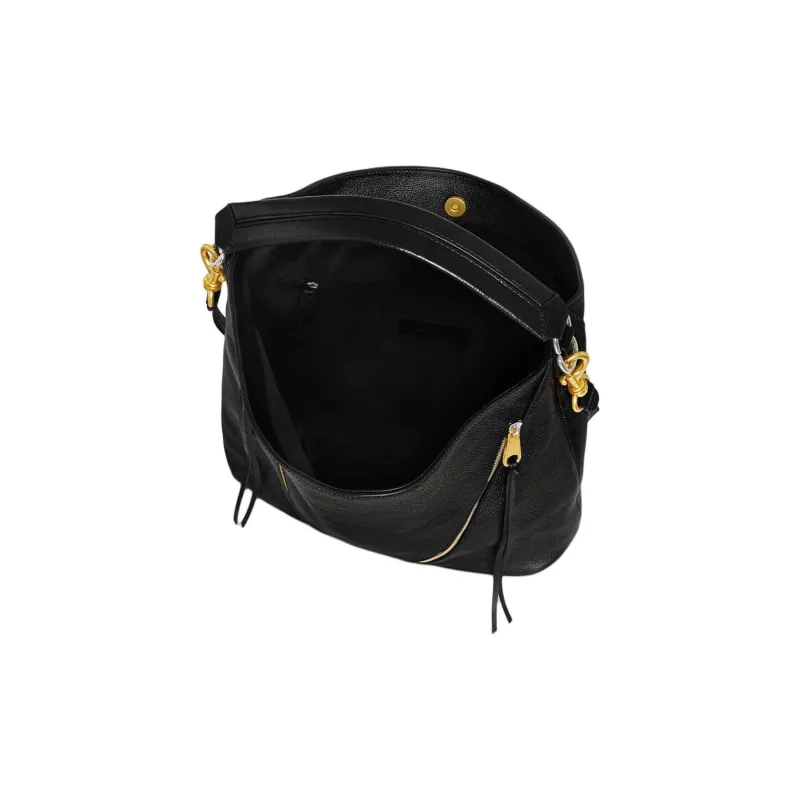 REBECCA MINKOFF Genuine Leather Handbag Shoulder Bag Women's Black-2