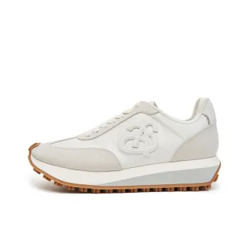 ANN ANDELMAN Low-Top Ah-Gan Shoes Women's Gray White