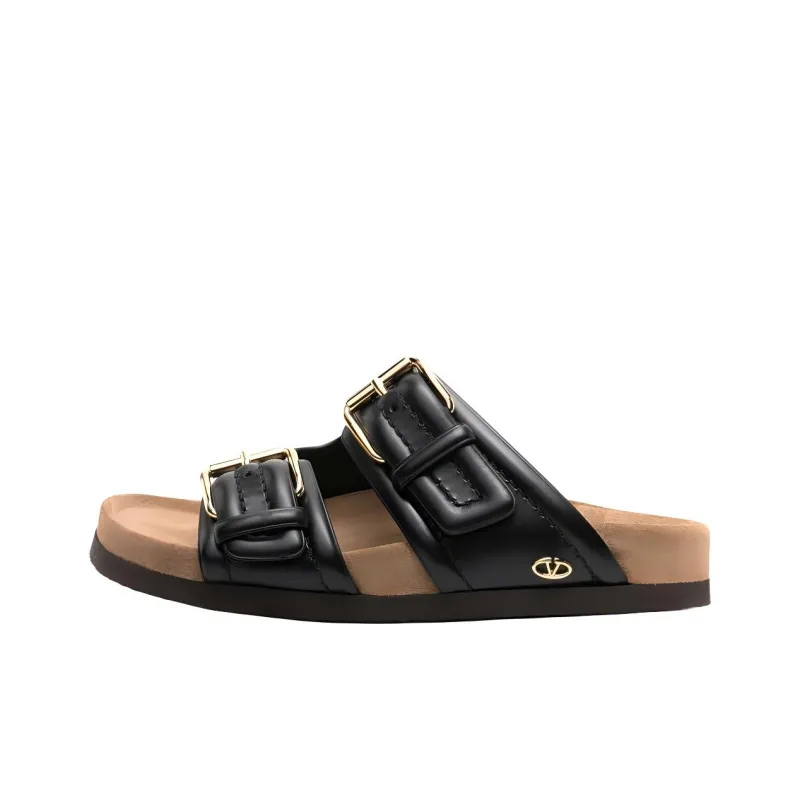 Valentino Fussfriend Double Strap Slip On Slides Women's-0