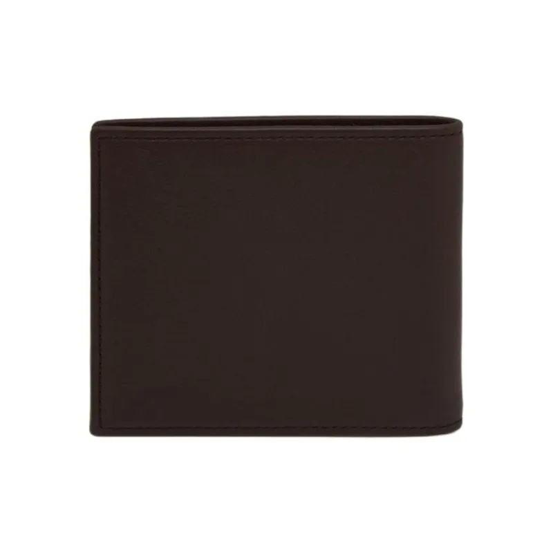 Strathberry Calfskin Wallet Women's Dark Brown With Chestnut Accents-2