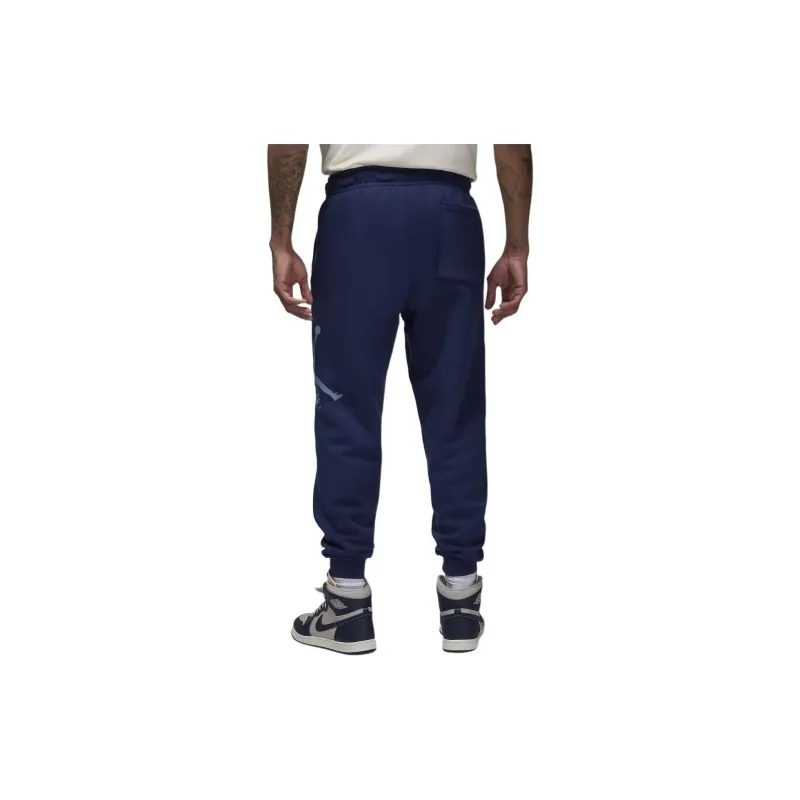 Jordan Essentials Baseline Knitted Sports Pants Men's Midnight Navy-1