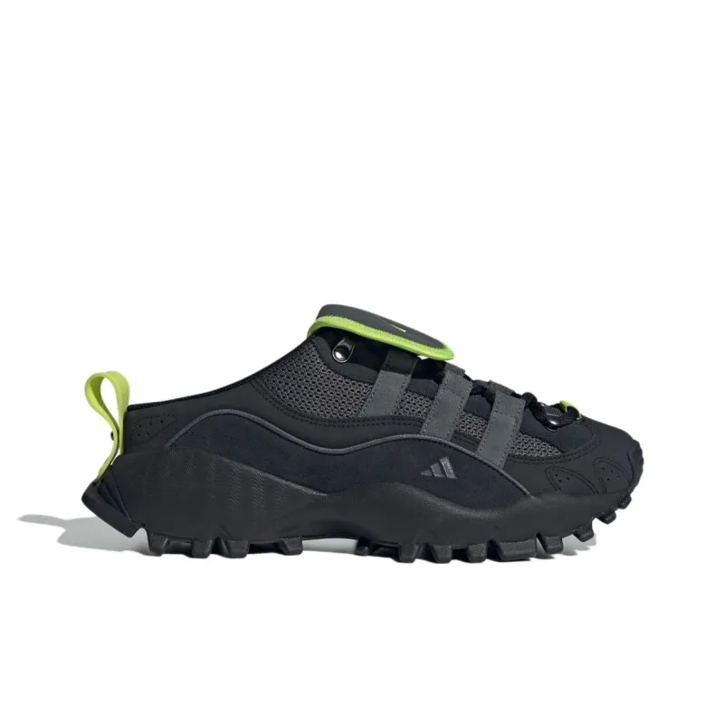 Adidas SEEULATER MULE Abrasion Resistant Slip Resistant Wrap toe Slippers Unisex Black-1