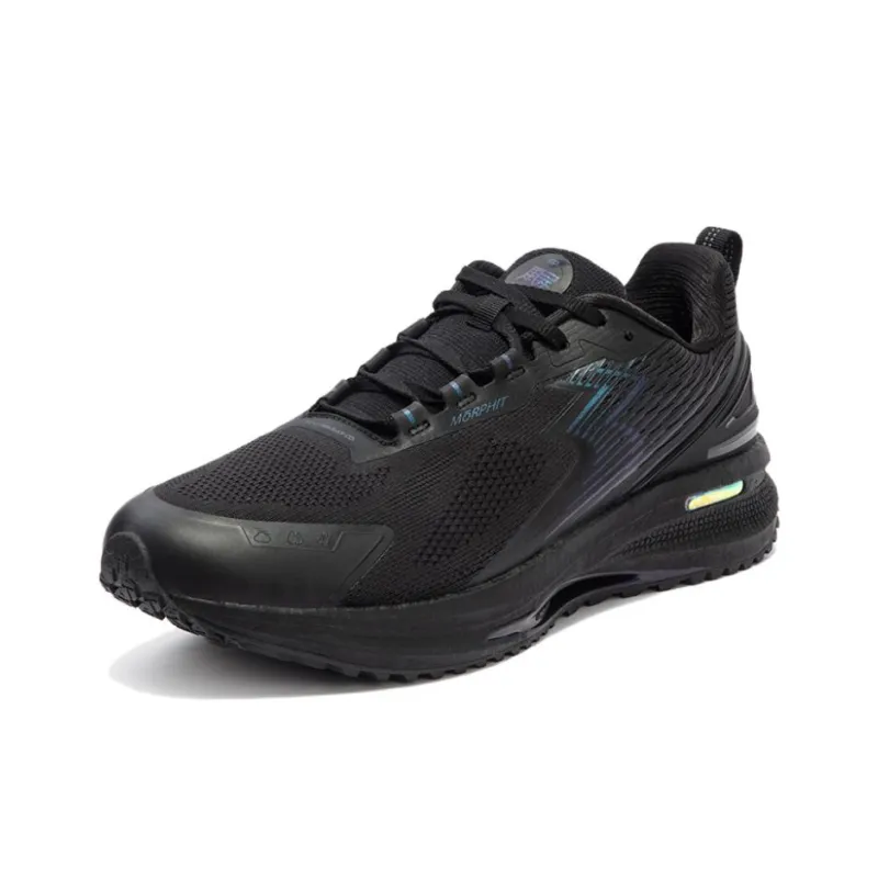 361° Anti Slip Wear Resistant Low Top Training Running Shoes Men's Black-1