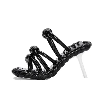 LOEWE Stylish Sandal 9cm Women's Black