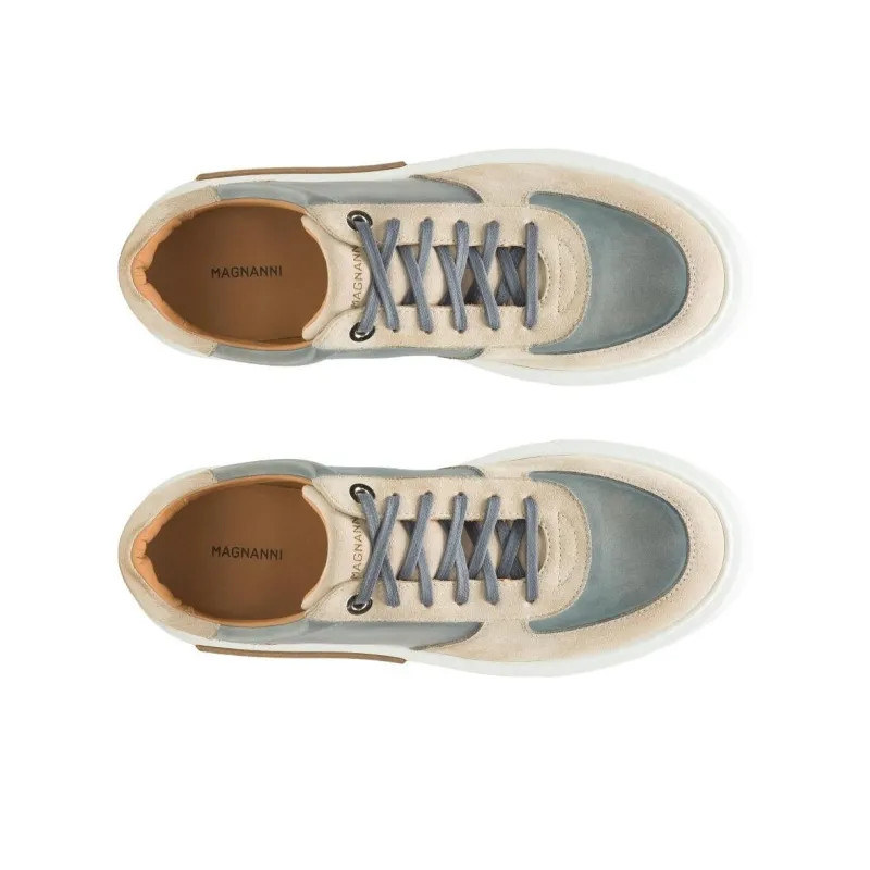 Magnanni Kaede Ii Low-Top Skateboard Shoes Women's Gray Blue-3