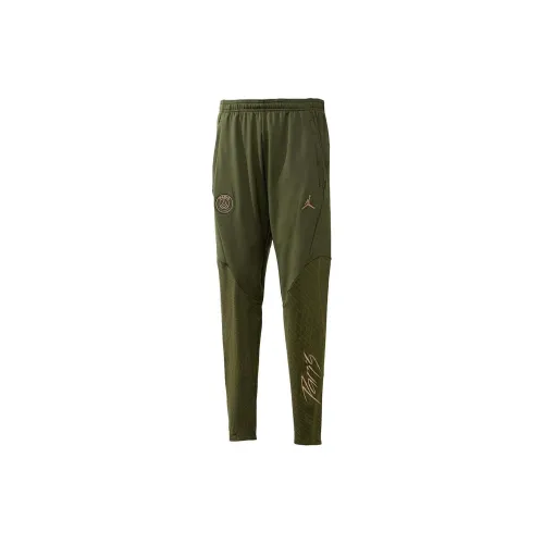 Jordan Knitted Sweatpants Men Olive Green