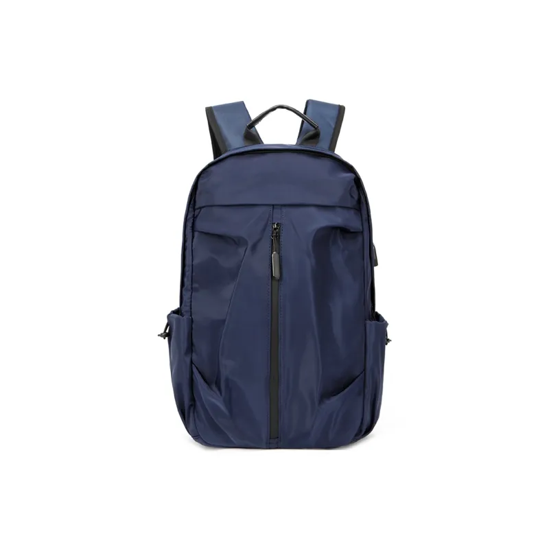 BAODIDAISHU Nylon Fabric Backpacks Men's Gray/Black/Blue-13