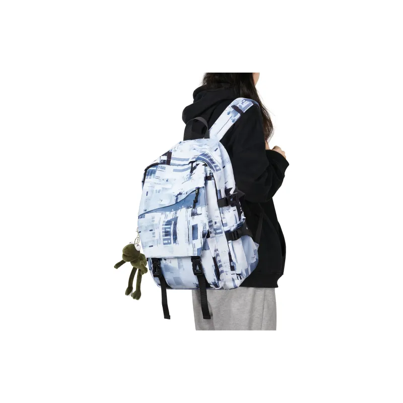 LANDCASE Fabric Backpack Laptop Backpack Unisex Multicolor-239