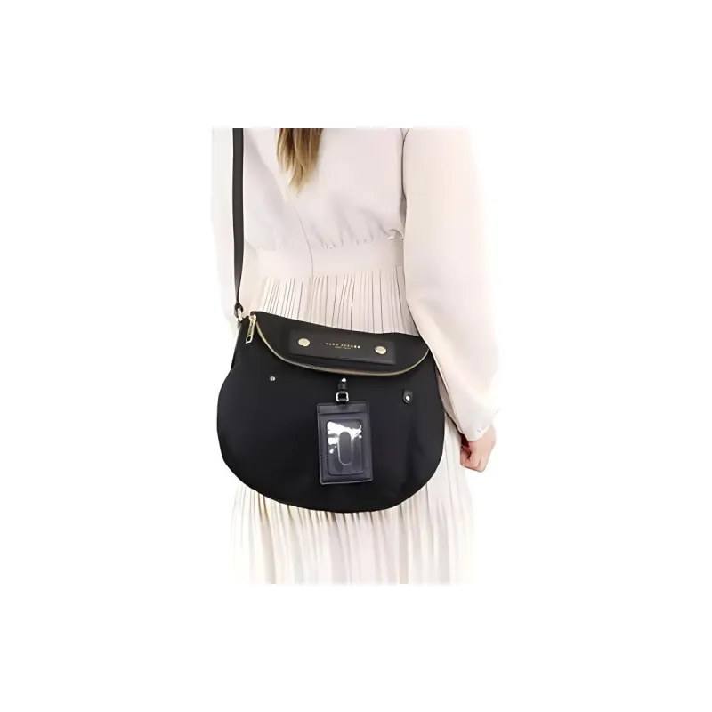 MARC JACOBS Nylon Shoulder Bag, Crossbody Bag Women's Black-4