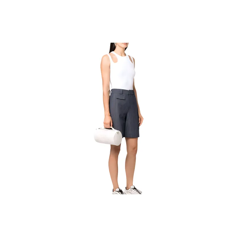 MARC JACOBS The Leather Duffle Bag White-4