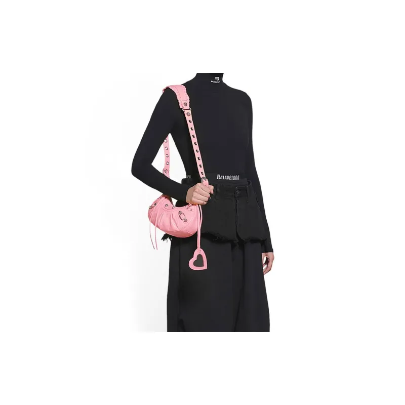 Balenciaga Le Cagole Shoulder Bag Xs Pink-5