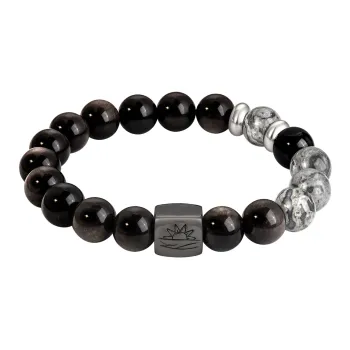 SIMPLE JOYS Obsidian Jade Bracelets Unisex