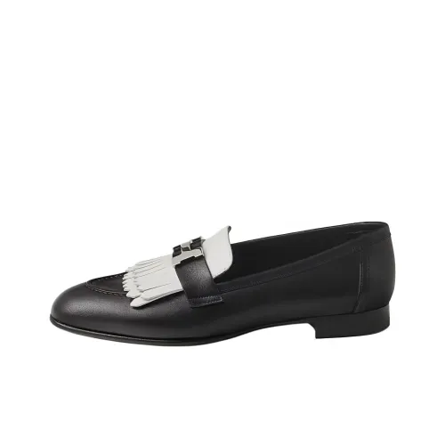 HERMES Loafers Women's Black