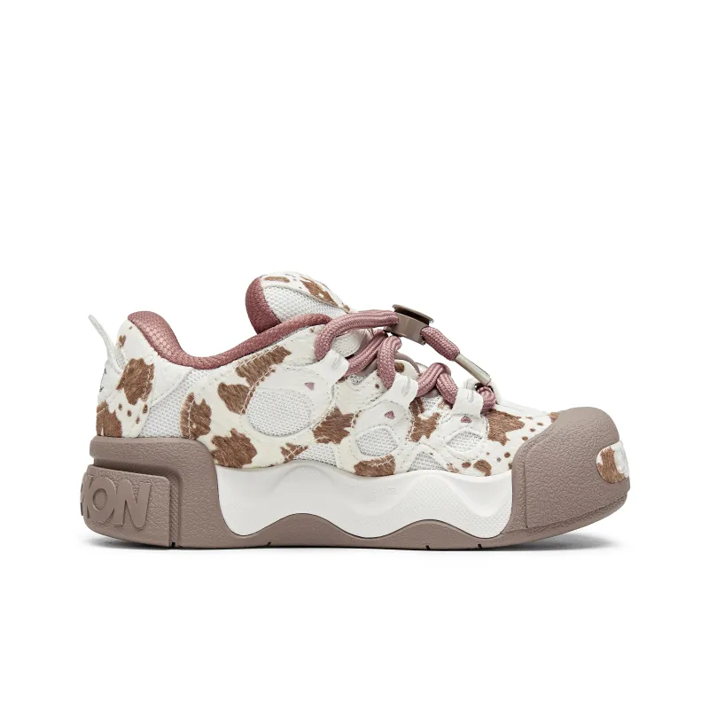 Champion Puffy Donut Low Top Skateboard Shoes Women's Light Khaki-1