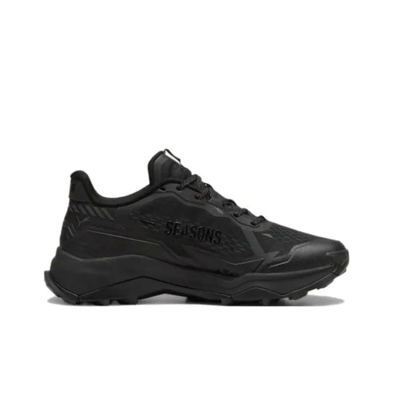 PUMA Explore Nitro Anti Slip Wear Resistant Low Top Trekking Shoes Men's Black-1