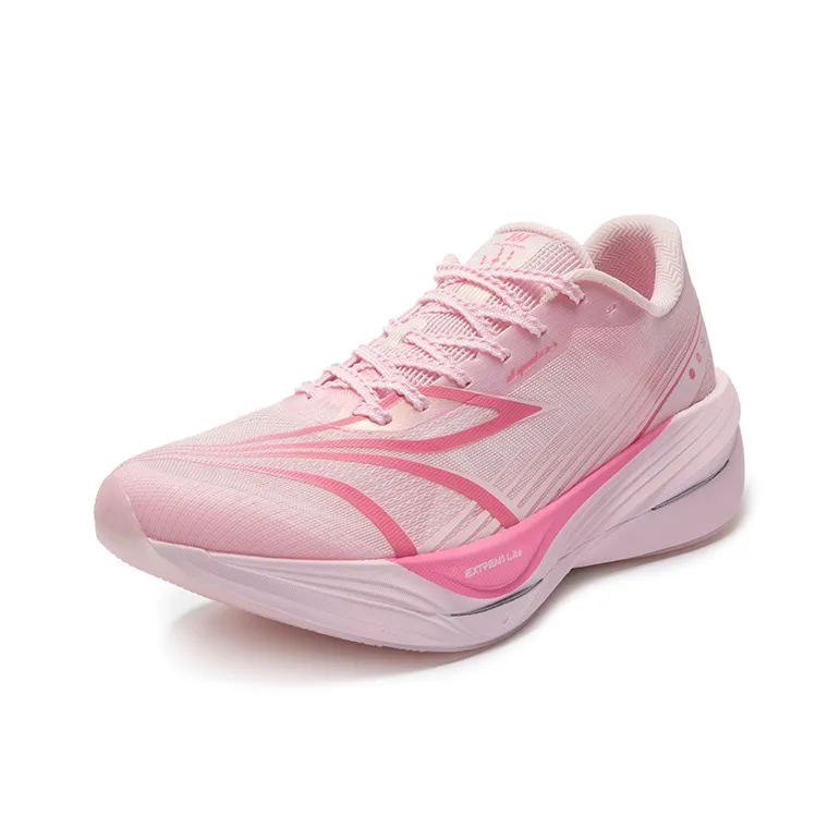 361° Flying B ET Cushioning Anti Slip Wear Resistant Breathability Low Top Casual Running Shoes Men's Pink-1
