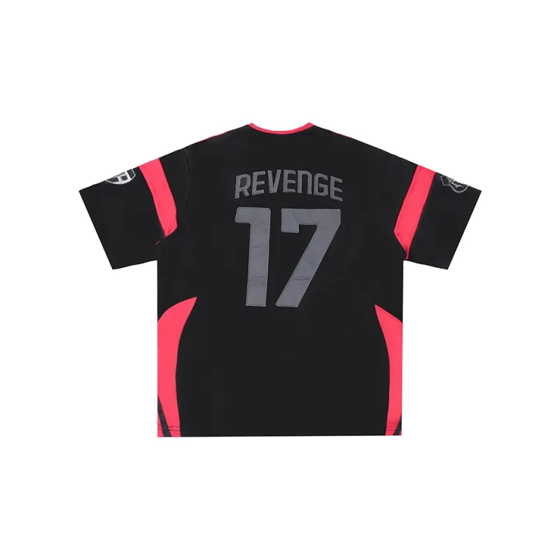 Revenge T Shirt Unisex Black & Red-1