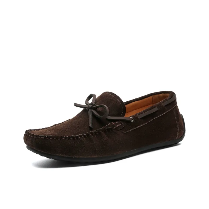 Chi Wolf Gommino Loafers Men Black/Brown-6