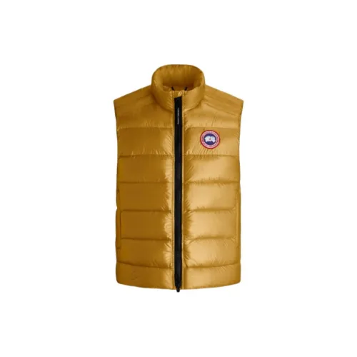 Canada Goose Crofton Vests Women's Badge Gold