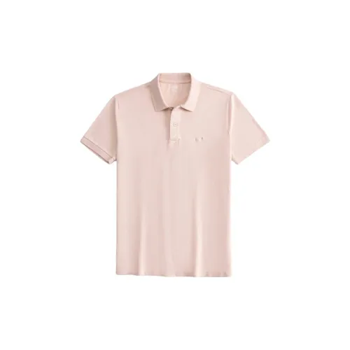 Hollister Polo Shirts Men Pink