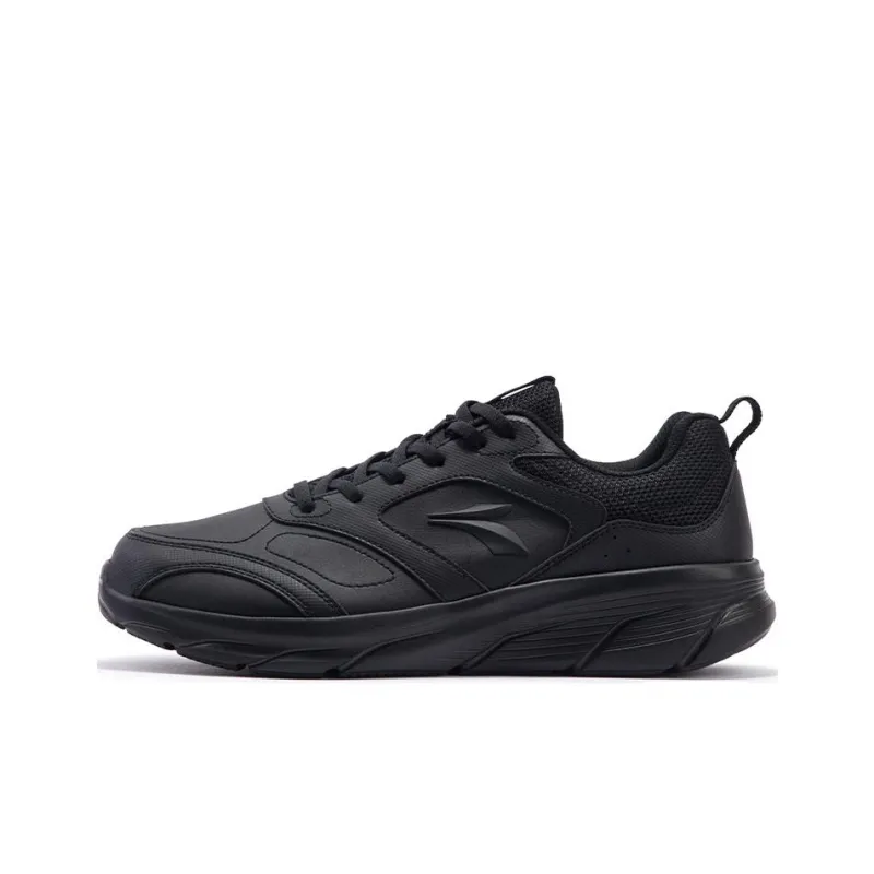 361° Cushioning Lightweight Low Top Casual Running Shoes Men's Obsidian Black-0
