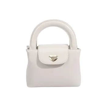 Carksky PU Handbag Women's White/Black