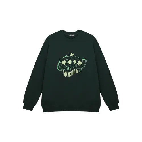 MK MONKEY KING Sweatshirts Unisex Turquoise