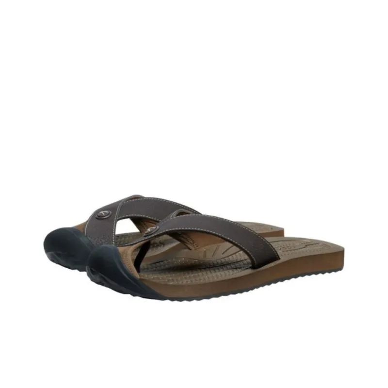 KEEN BARBADOS TG Slip Resistant Flip Flops Men's Brown-2